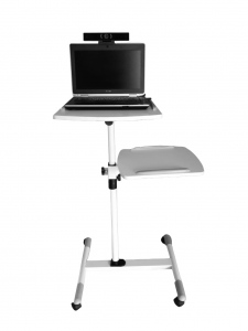 Pachet Masuta videoproiector/laptop BlackMount TableStand 6A si Webcam Seeup pentru sali de clasa