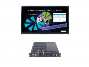 Pachet display interactiv SMART Technologies  Board® SBID-GX186 OPS i5-1135G7 4G RAM SSD 128GB Windows11 Pro eligibil cu PNRAS/PNRR