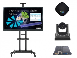 Solutie videoconferinta all in one cu stand mobil si Display Interactiv SMART Board® SBID-GX175