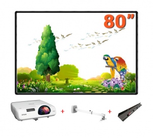 Pachet Educational cu Video Proiector EPSON EB-520 Suport proiector PRB-8M Tabla Interactiva IB80 si Pentray Inteligent