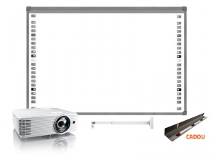 Pachet cu Videoproiector Optoma X308STe Short Throw + suport proiector CT-PRB-8M + Tabla IB85 + Tavita cadou