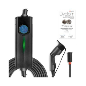 PLATINET EV MOBILE ELECTRIC CAR CHARGING STATION 6M CABLE TYPE2 6 ADAPTERS 16/32A 16 kW CHARGER [45802]