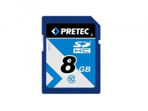 Card De Memorie Pretec SDHC 8 GB class 10 ( 35MB/s, 10MB/s )