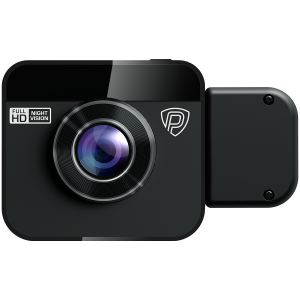 Prestigio RoadRunner 380, 2.0-- (320x240) IPS display, Dual camera: front - FHD 1920x1080@30fps, HD 1280x720@30fps, interior - HD 1280x720@30fps, Jieli AC5401A, 2 MP CMOS GC2053 image sensor, 2 MP camera, 140° Viewing Angle, Night Vision, Motion Detection, G-sensor, Cyclic Recording, color/black, Plastic case