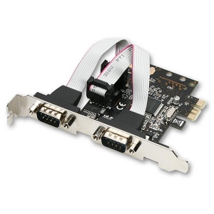 Card PCI-E x1 Axagon PCEA-S2, adaptor la 2x Serial DB9 male, Include bracket Low Profile