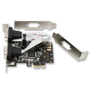 Card PCI-E x1 Axagon PCEA-S2, adaptor la 2x Serial DB9 male, Include bracket Low Profile