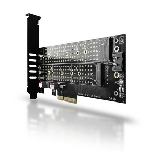 Adaptor AXAGON PCI-Express 3.0 x4 la dual M.2 SSD