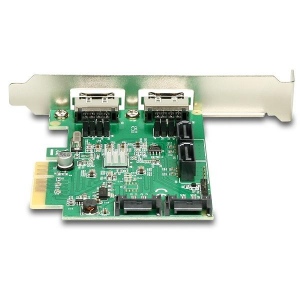 PCIe 2-Lane Controller 4x Int./2x Ext. SATA