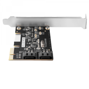 PCI-Express Gigabit, 2x SATA 6G port, Chipset Jmicron JMB582