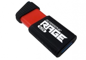 Memorie USB Patriot 128GB Supersonic Rage ELITE  USB3, Black-Red