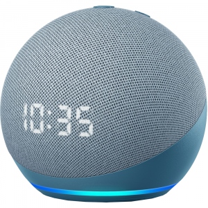 SmartGadget Amazon Echo Dot (4th Gen) Smart speaker with Alexa (usa) + EU adapter included  Twilight Blue, 