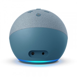 SmartGadget Amazon Echo Dot (4th Gen) Smart speaker with Alexa (usa) + EU adapter included  Twilight Blue, 