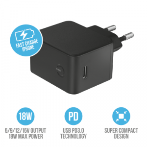 PLATINET WALL CHARGER Quick Charge 3.0  3x USB18W