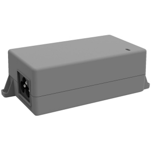 Gigabit Power over Ethernet (PoE) injector 24V, 0.5A, 12W with IEC-320 C6 3 pin inlet for C5 series and A5x. Requires C5 3 pin power cord. POWER CORD NOT INCLUDED.