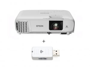 Videoproiector EPSON EB-FH06, Full HD 1920 x 1080, 3500 lumeni, contrast 16000:1 cu Adaptor wireless Epson ELPAP11