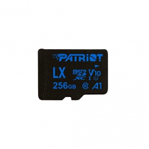 Card De Memorie Patriot LX Series 256GB MICRO SDXC Black