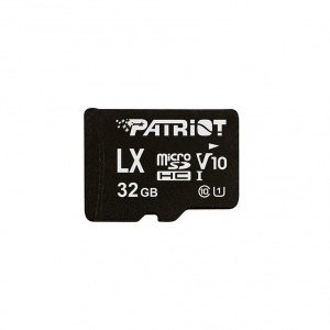 Card De Memorie Patriot LX Series Micro SDHC 32GB Clasa 10 Black