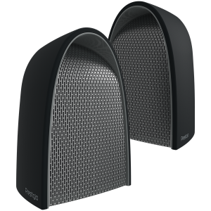 Prestigio Supreme, 2-in-1 bluetooth speakers with magnets, TWS, 1000mAH battery, with Type-C port,  Type-C to USB Cable 1.5M, Dimension 69*96*65mm, black color.