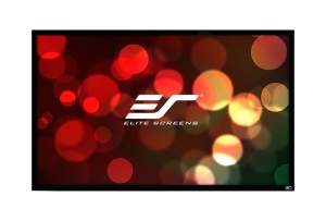 RESIGILAT Ecran proiectie cu rama fixa Elitescreens ezFRAME Series R84WH1, marime vizibila: 186.2 x 105.2cm,Format 16:9