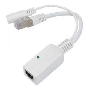 Mikrotik RBGPOE Gigabit PoE adapter with shielded connectors