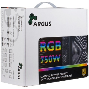 Sursa modulara Inter-Tech Argus RGB-750 750W iluminare RGB
