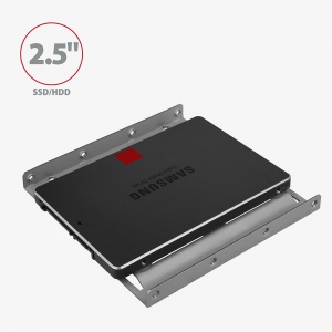 Adaptor pentru montarea a 1 HDD/SSD de 2,5 Inch intr-un spatiu de 3.5 inch, Axagon RHD-125S, Argintiu
