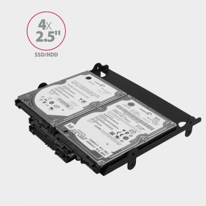 Bracket pentru montarea a 4 SSD/HDD de 2,5 inch in slot de 5.25 inch, RHD-435