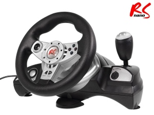 NanoRS RS600 Racing Steering Wheel PS3/PS2/PC(D-INPUT/X-INPUT)
