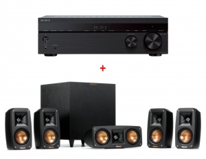 Sistem Home Cinema KLIPSCH Reference Theater Pack 5.1 + Receiver Sony STR-DH590