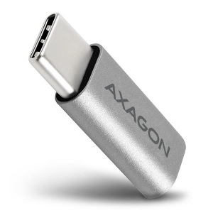Adaptor Axagon USB 3.1 Type-C la USB Type-A RUCM-MFA, Aluminiu, Lungime 25mm, Argintiu