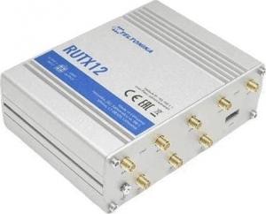 TELTONIKA RUTX12 Industrial 4G LTE router Cat 6 Dual Sim 1x Gigabit WAN 3x Gigabit LAN WiFi 802.11 AC, 