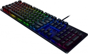Tastatura Cu Fir Razer Gaming Huntsman, US, Iluminata, Led Multicolor Neagra