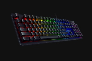 Tastatura Cu Fir Razer HUNTSMAN MERCURY, Iluminata, Led Multicolor, Black