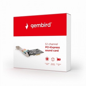 Gembird 5.1 channel PCI-Express sound card