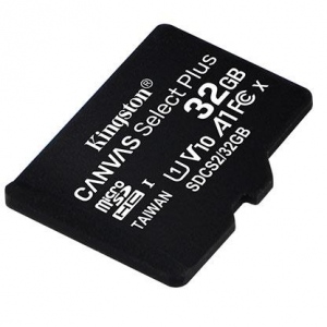 Card De Memorie Kingston 32GB Canvas Select Plus Clasa 10, Black