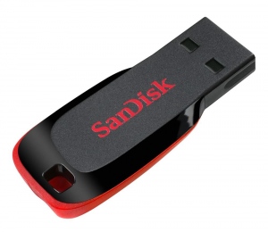 Memorie USB Sandisk Cruzer BLADE 64GB USB 2.0 Negru
