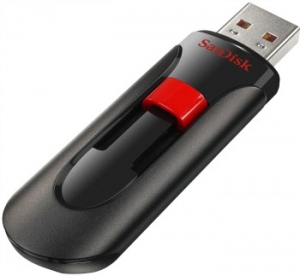 Memorie USB Sandisk Cruzer Glide 32GB, Negru