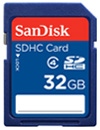 Card De Memorie Sandisk 32GB SDHC Clasa 4, Blue