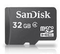Card De Memorie SanDisk Micro SDHC 32GB + Adaptor Clasa 4, Black