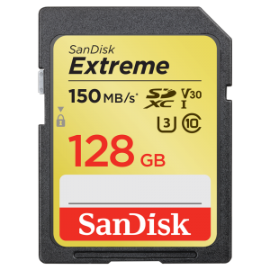 Card De Memorie Sandisk Extreme SDXC 128GB Black