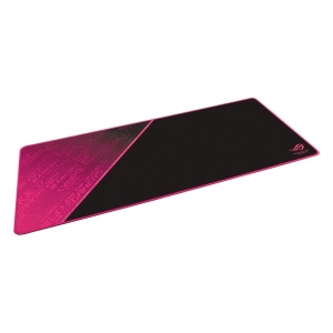 Mousepad gaming Asus ROG Sheath Electro Punk roz cu negru
