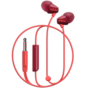 TCL In-ear Wired Headset ,Frequency of response: 10-22K, Sensitivity: 105 dB, Driver Size: 8.6mm, Impedence: 16 Ohm, Acoustic system: closed, Max power input: 20mW, Connectivity type: 3.5mm jack, Color Sunset Orange