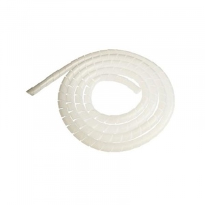 Organizator spiralat cabluri 11 - 70mm, alb , (25m) -ELEMATIC, 