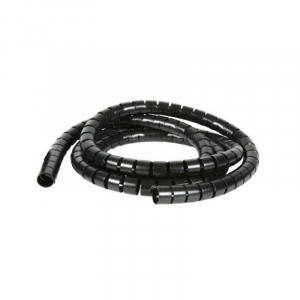 Organizator spiralat cabluri 11 - 70mm, black, (25m) -ELEMATIC, 