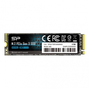 SSD Silicon Power P34A60 1TB, M.2 PCIe Gen3 x4 NVMe, 2200/1600 MB/s
