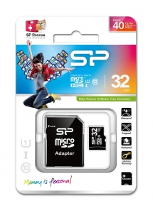 Card De Memorie Silicon Power  SDHC Adapator 32GB Clasa 10, Black
