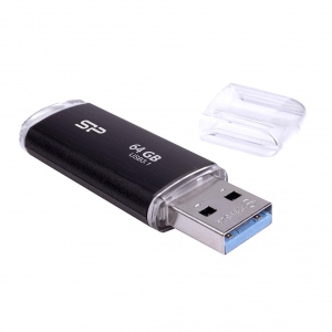 Memorie USB Silicon Power Blaze B02 64GB USB 3.1 Negru