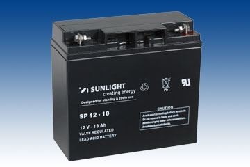 Baterie UPS SP12-18 | 12 V | 18 A | 77 x 181 x 167 mm | Borne T1