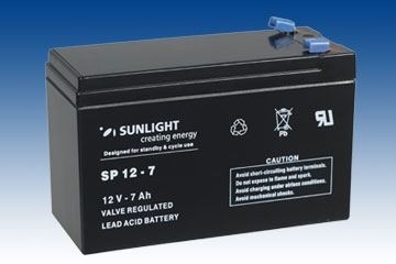 Baterie UPS SP12-7 | 12 V | 7 A | 65 x 151 x 94 mm | Borne T1
