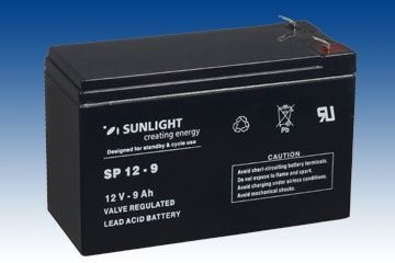 Baterie UPS SP12-9 | 12 V | 9 A | 65 x 151 x 94 mm | Borne T1